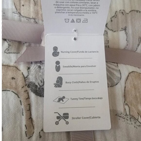 Carter's Receiving Blankets Safari 2 Pack NEW Cotton Muslin Swaddle Blanket - Picture 4 of 4